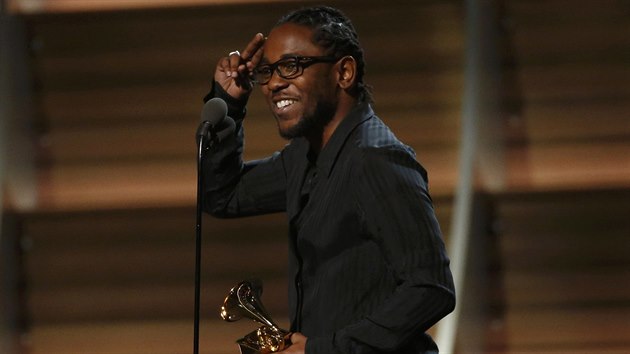 Grammy 2016: Kendrick Lamar s cenou za nejlep rapov album (Los Angeles, 15. nora 2016)