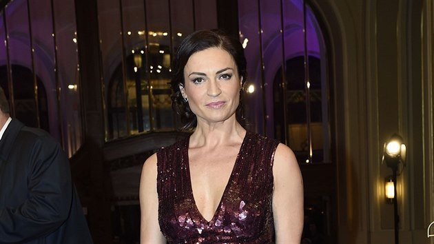 Hanka Kynychová na Česko-Slovenském plese (Praha, 13. února 2016)