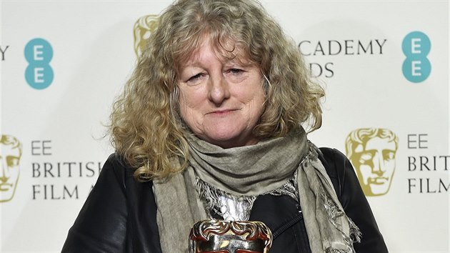 Jenny Beavanov na udlen cen BAFTA (Londn, 14. nora 2016)