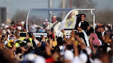 Pape Frantiek v Ciudad Juárez (17. února 2016)