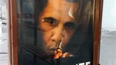 „Kouření zabíjí více lidí než Obama. A Obama zabíjí hodně lidí. Nekuřte,... „Kouření zabíjí více lidí než Obama. A Obama zabíjí hodně lidí. Nekuřte,...