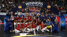 ŠAMPIONI. Španělští futsalisté ve finále ME suverénně přehráli Rusko. ŠAMPIONI. Španělští futsalisté ve finále ME suverénně přehráli Rusko.