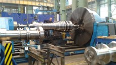Výroba turbín v plzeňské Doosan Škoda Power. Výroba turbín v plzeňské Doosan Škoda Power.