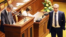Ministr financí Andrej Babiš (ANO) při jednání Poslanecké sněmovny o... Ministr financí Andrej Babiš (ANO) při jednání Poslanecké sněmovny o...
