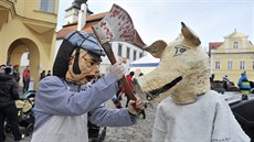 Masopustní veselice v Pelhřimově. Masopustní veselice v Pelhřimově.