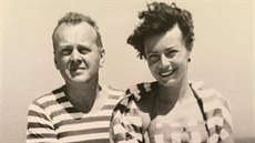 Zdenka Procházková a její první manel Karel Höger v Rumunsku (1955)