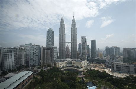 Petronas Twin Towers v hlavním mst Malajsie Kuala Lumpur