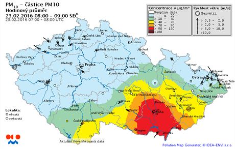 Situaci dokumentuje model znázorující íení ástic ze Sahary pes panlsko,...