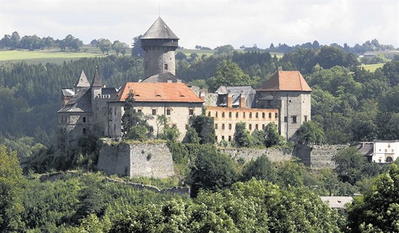 Hrad Sovinec na Bruntálsku.