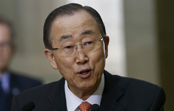 Generální tajemník OSN Pan Ki-mun na výroním setkání Rady OSN pro lidská...