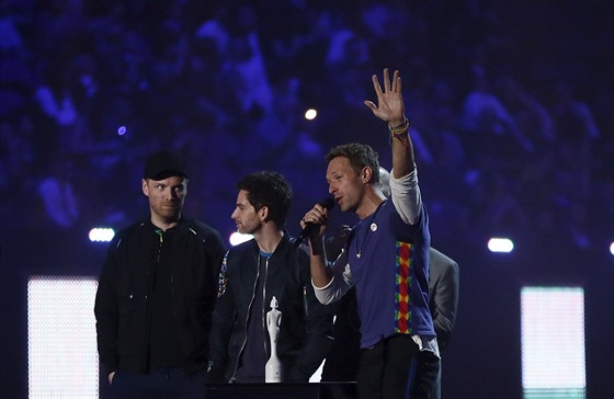 Britská rocková kapela Coldplay