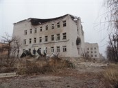 Rozstlen nemocnice na pedmst Slavjansku (20.prosince 2015)