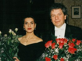 Dirigent Jií Blohlávek s pvkyní Dagmar Peckovou
