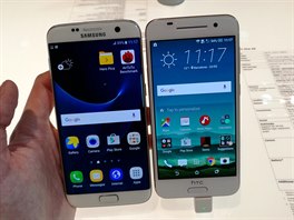 Samsung Galaxy S7 edge a HTC One X9