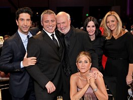 David Schwimmer, Matt LeBlanc, Jennifer Anistonov, Courteney Coxov, Lisa...