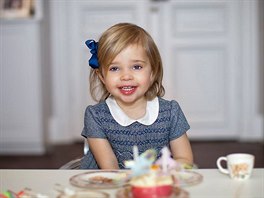 védská princezna Leonore na oslav svých 2. narozenin