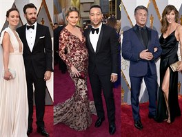 Celebritní páry na Oscarech 2016