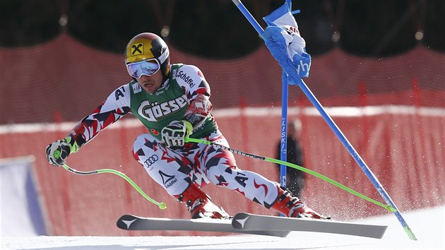 Ldr Svtovho pohru Marcel Hirscher skonil v Super-G v Hinterstoderu tet.