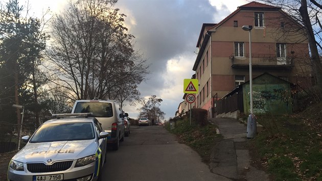 Policie u domu Ivana Jonka (24. nora 2016)
