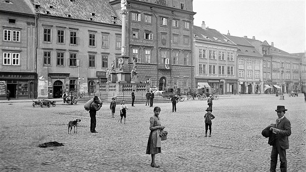 Plzesk nmst Republiky kolem roku 1890