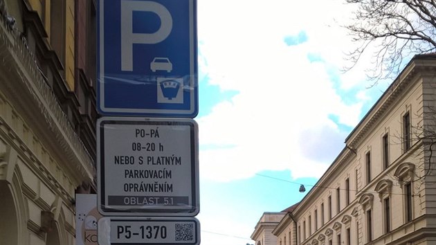 Vyznaen zny placenho stn na Smchov.