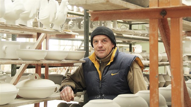 Zdenk Malena je novm provozovatelem Hrdjovick keramiky.