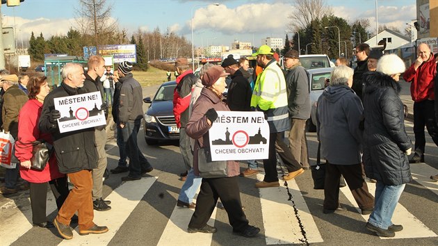 Pten protestn akce ve Frdku-Mstku se obela bez vtch komplikac.