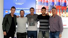 ZASE SPOLU. eský tým je na Davis Cup opt kompletní, od podzimu 2014 se seli...