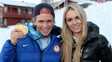 River Radamus a Lindsey Vonnová na zimní olympiádě mládeže v Lillehammeru. River Radamus a Lindsey Vonnová na zimní olympiádě mládeže v Lillehammeru.