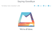 Mailbox se loučí Mailbox se loučí