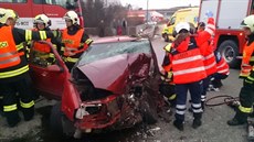 Dopravní nehoda u Tvarožné. Dopravní nehoda u Tvarožné.