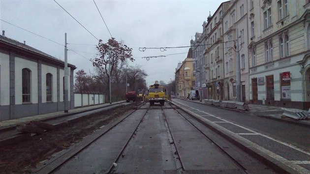 Rekonstrukce tramvajové trat Sokolovská