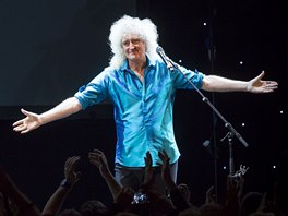 V Kongresovém centru ve Zlín vystoupil kytarista skupiny Queen Brian May...