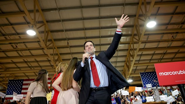 Marco Rubio na setkn s volii (2. bezna 2016)