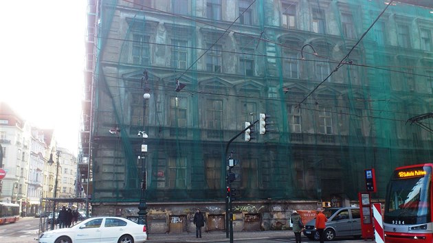 Dům Na Kocandě z Křižovnické ulice.