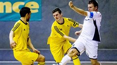 Momentka z futsalového utkání Vysoké Mýto (žlutá) vs Hradec. Momentka z futsalového utkání Vysoké Mýto (žlutá) vs Hradec.