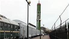 Raketový vlak 15P961 Moloděc v muzeu Raketový vlak 15P961 Moloděc v muzeu