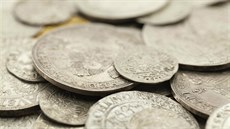 Mince z přerovského pokladu objeveného v roce 1923 Mince z přerovského pokladu objeveného v roce 1923