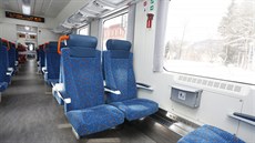 Sedadlové soupravy vlaku eských drah.