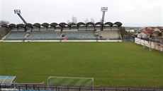 Na tomto trávníku hráli drnovití fotbalisté evropské poháry.
