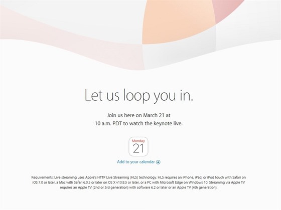 Novinky vetn typalcového iPhonu pedstaví Apple v pondlí 21. bezna