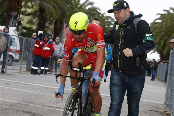 Peter Sagan po závrené asovce na Tirrenu-Adriaticu. To u ví, e skonil o...