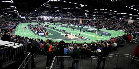 Convention Center v Portlandu, kde se koná halové mistrovství svta v atletice.