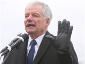 Na demonstraci vystoupil i Miroslav Sládek. (12.3.2016) Na demonstraci vystoupil i Miroslav Sládek. (12.3.2016)