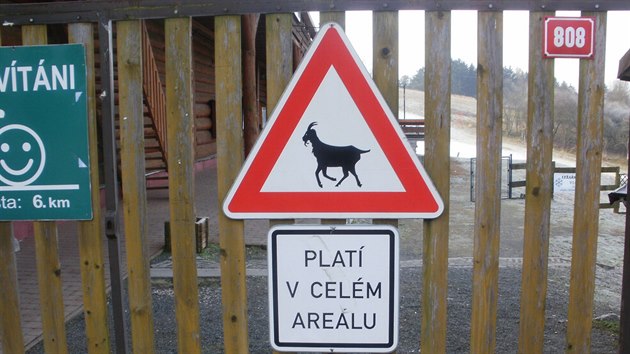 Pro silnice zatm znaka s obrzkem kozy schvlen nen.