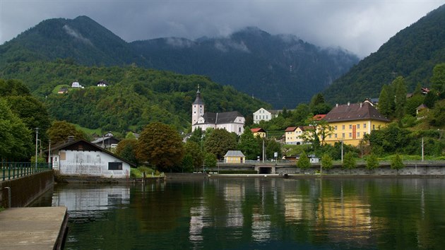 Msteko Ebensee na behu jezera Traunsee