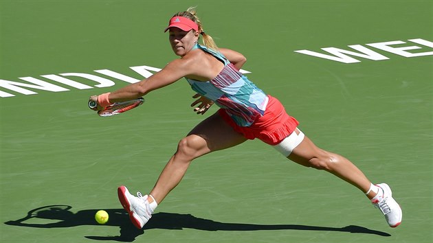 Angelique Kerberov na turnaji v Indian Wells