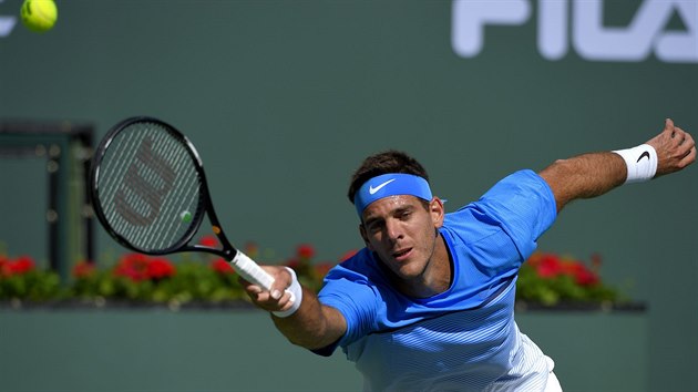 Juan Martn del Potro na turnaji Indian Wells