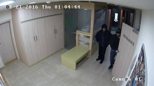 Dvojice zlodj, kter letos v lednu nsiln vnikla do restaurace hotelu v Ludvkov na Bruntlsku.