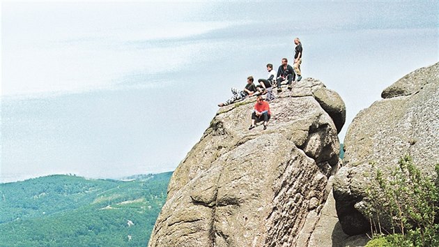 Frdlantsk cimbu s horolezci v roce 2000.